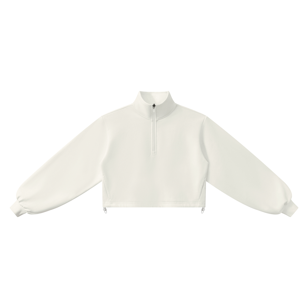 Women’s Mock-Neck Quarter-Zip Sweatshirt