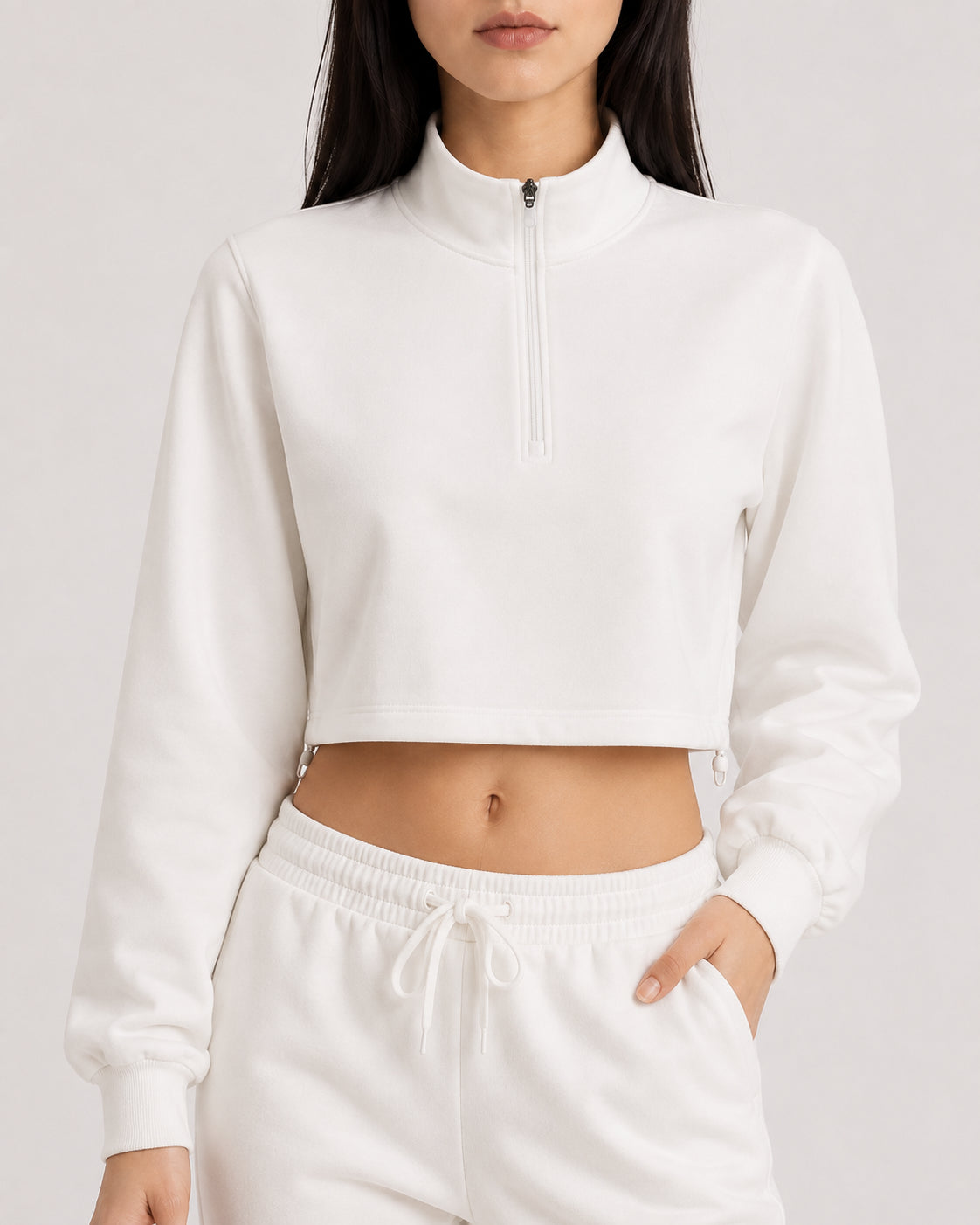 SOFT HOURS HALF-ZIP