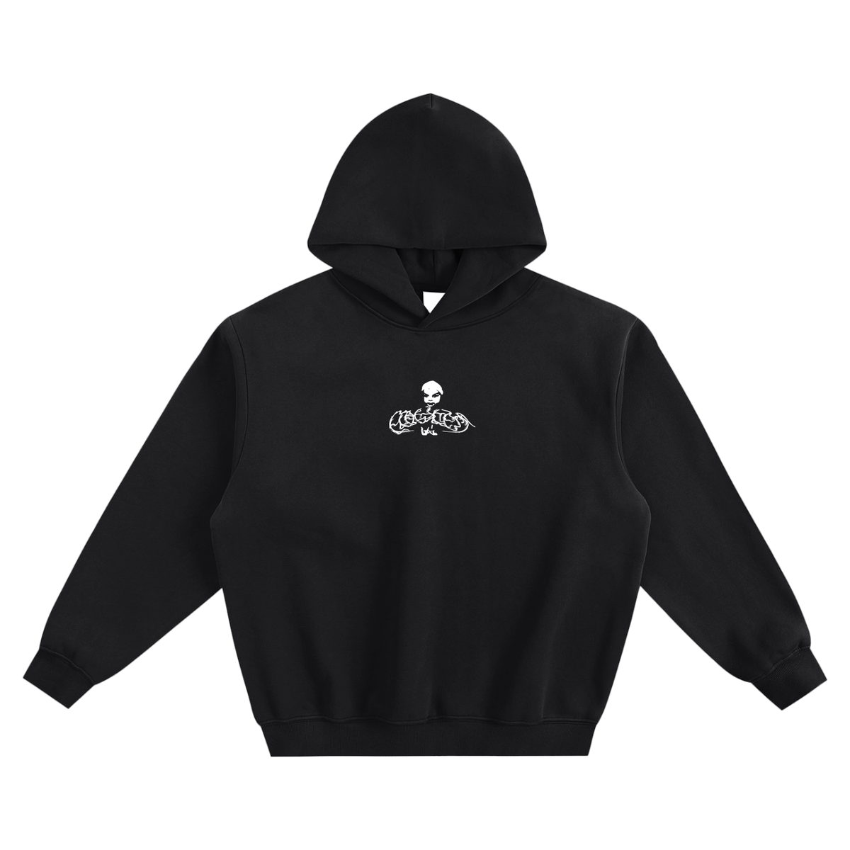 RED MOOD BOXY HOODIE